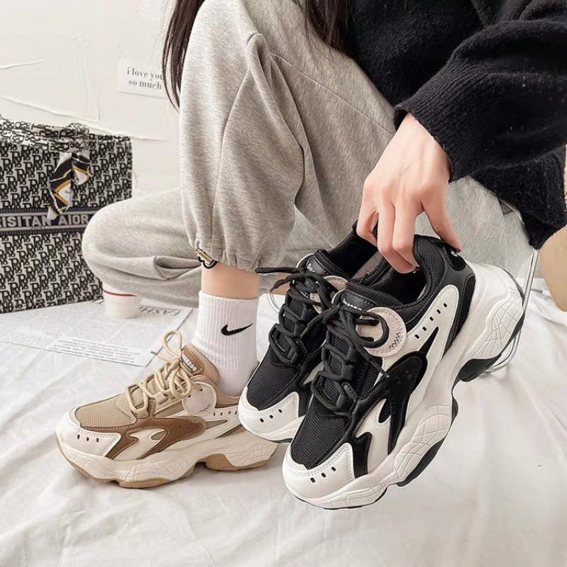 Autumn And Winter New Women's Colorblock Sneakers