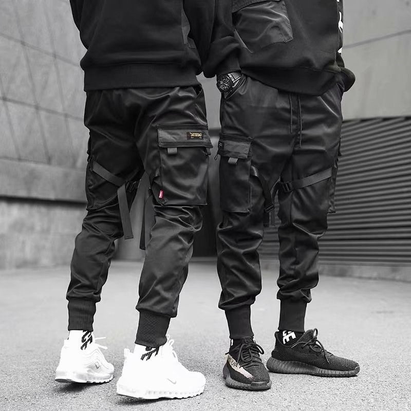 Concealed Person Leggings Spring Ins Pants National Fashion Multi-Pocket Casual Loose Trend Work Pants For Men