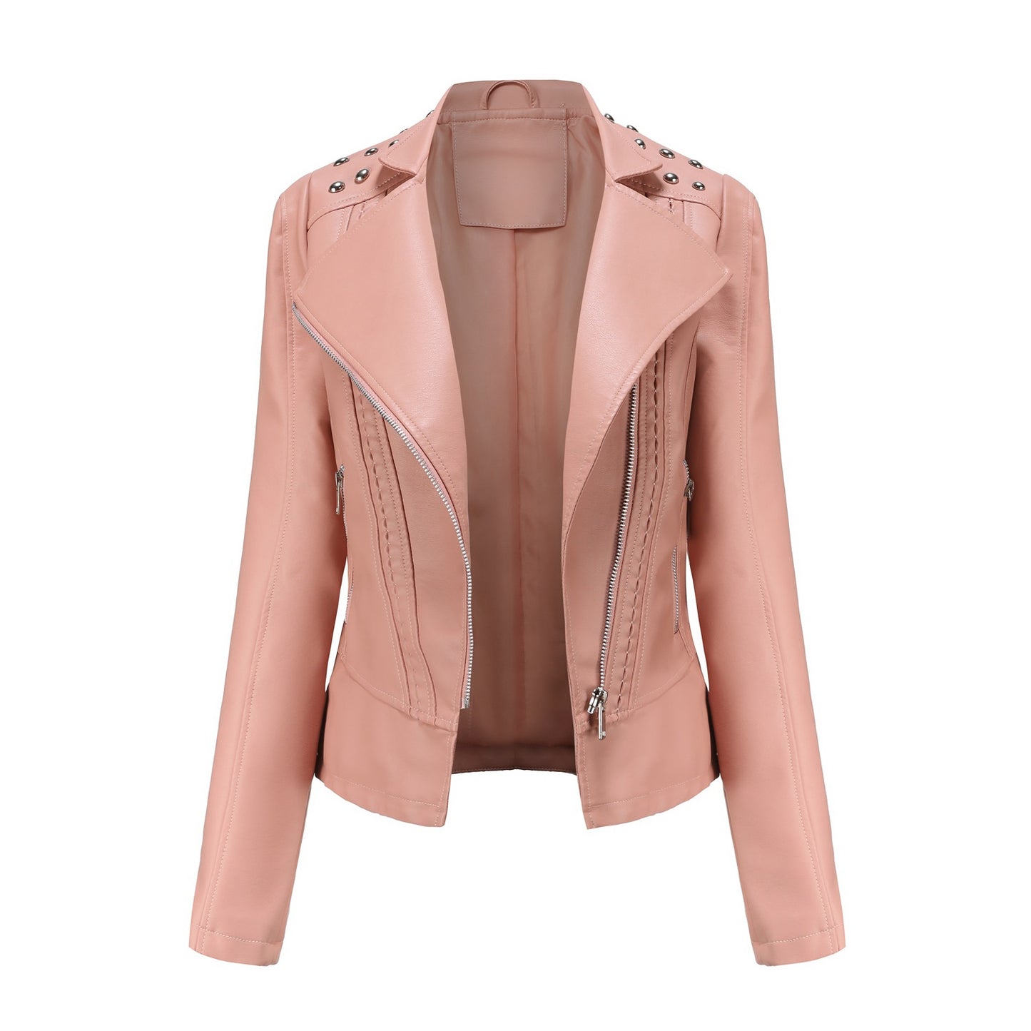 Women's Leather Jacket Slim Thin Small Coat