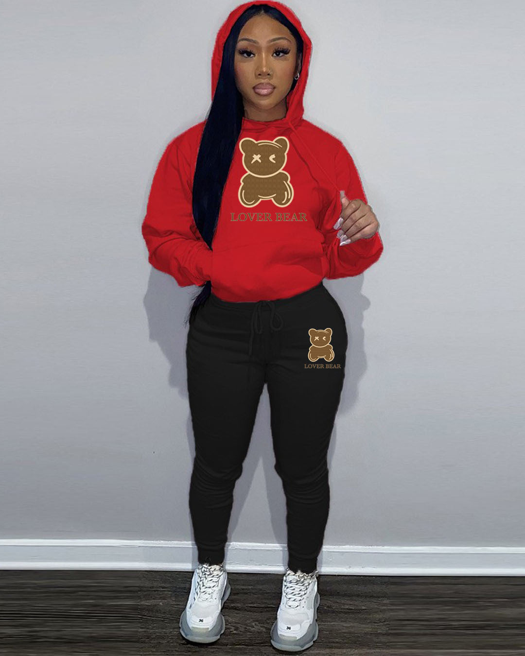 Women's Suit Hooded Sweatshirt And Sweatpants