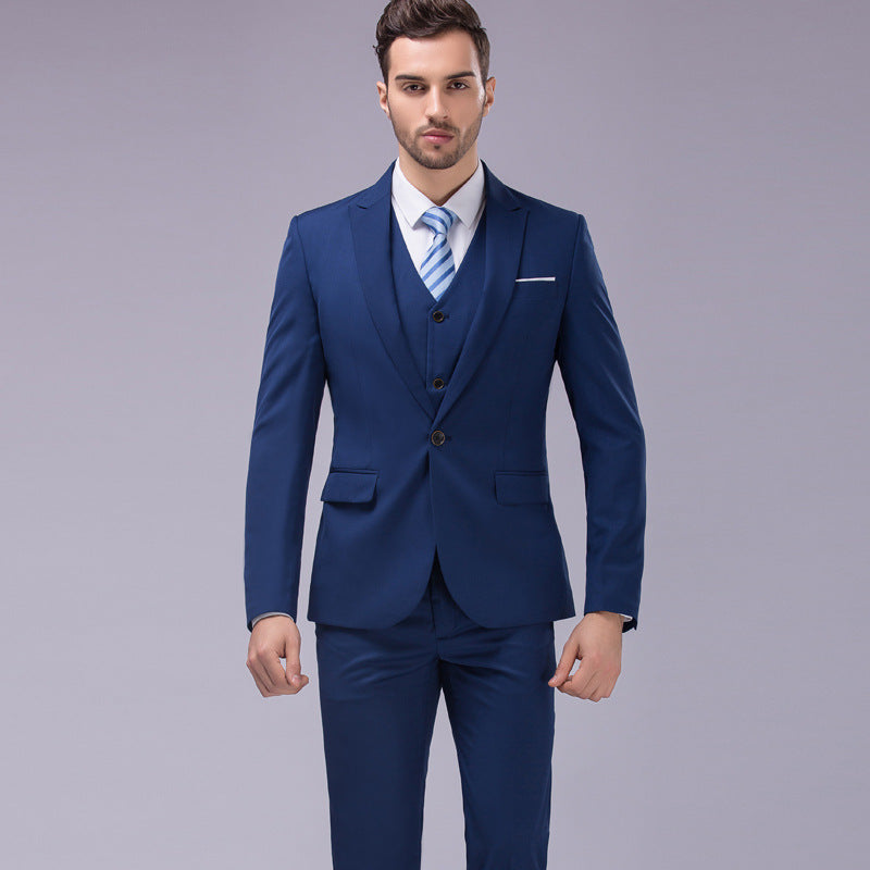 Business Casual Men's Korean Slim Suit