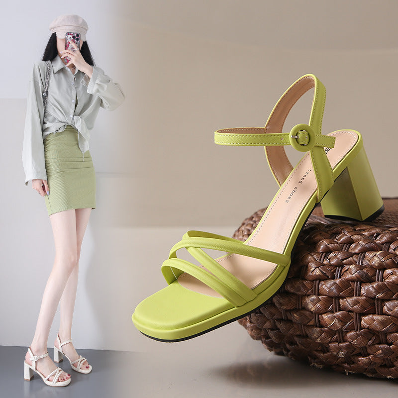 Women's Fashionable Outerwear Simple Elegant Sandals