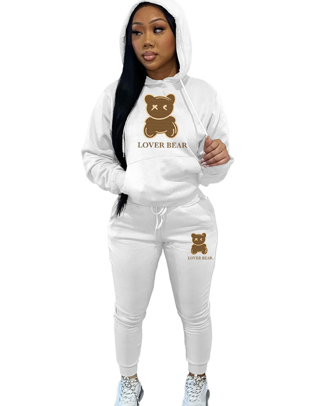 Women's Suit Hooded Sweatshirt And Sweatpants