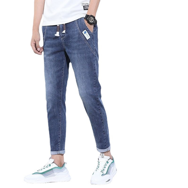 Denim Stretch Casual Men's Trousers Thin