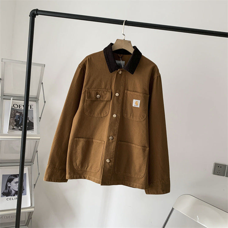 Men's And Women's Retro American Casual Coat