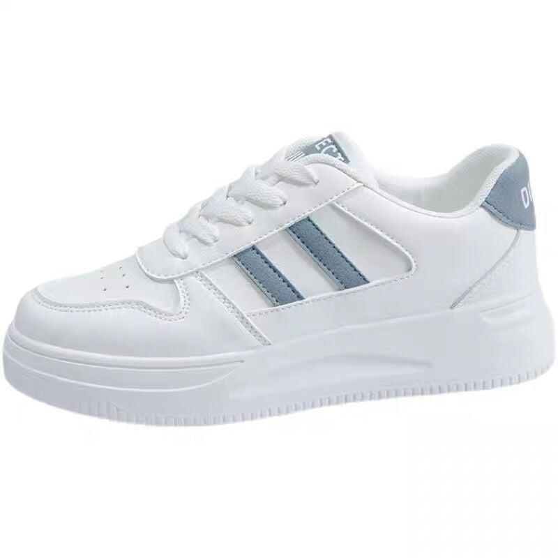 Women's All-matching Casual Sports Leather Summer White Sneakers Internet Celebrity