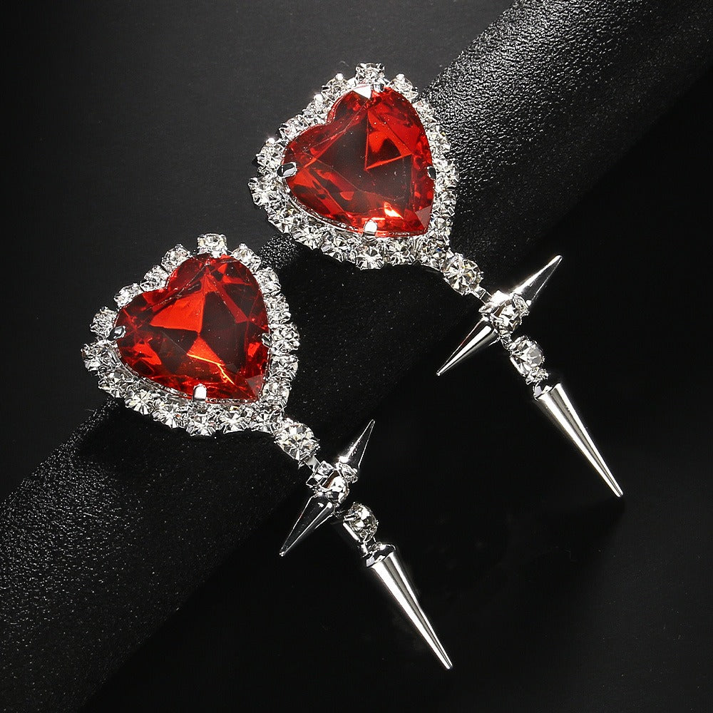 Water Diamond Earrings with Super Sparkling Style and Square Round Face Earrings