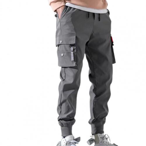 Autumn Men Pants Hip Hop Harem Joggers Pants New Male Trousers Mens Solid Multi-pocket Cargo Pants Skinny Fit Sweatpants