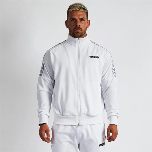 Fitness Muscle Men's Zipper Sweater Casual