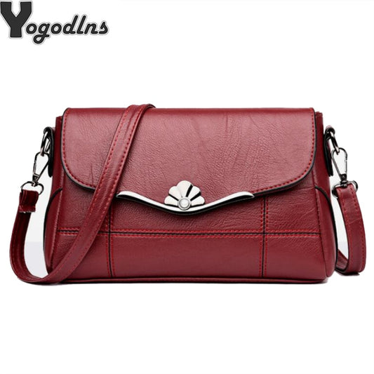 Women Bags Designer Shoulder Bag Fashion Handbag and Purse PU Leather Crossbody Bags for Women 2019 New Black&Red