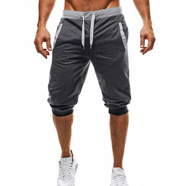 Mens Gym Shorts Running Jogging Sports Fitness Bodybuilding Sweatpants Male Profession Workout Training Short Pants