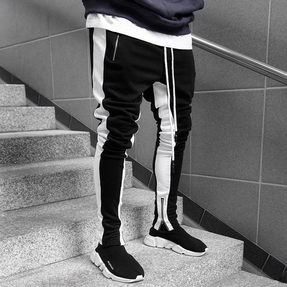 Mens Joggers Casual Pants Fitness Men Sportswear Tracksuit Bottoms Skinny Sweatpants Trousers