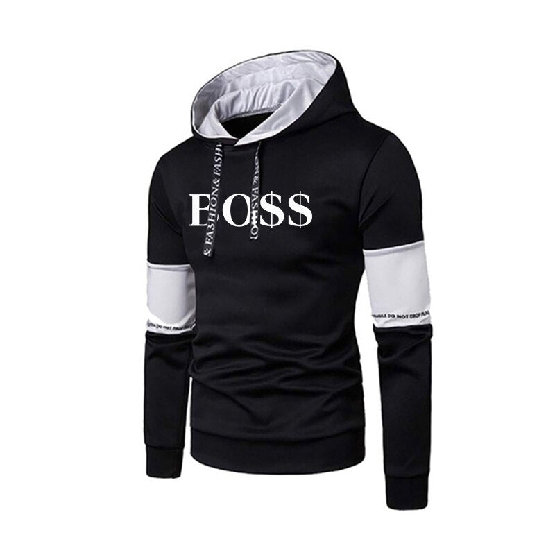 Newest Men Fashion Luxury Tracksuit Long Sleeve Hoodie + Sports Pants Sets Pullover Sweater Tops and Jogging Pants Casual Outfit