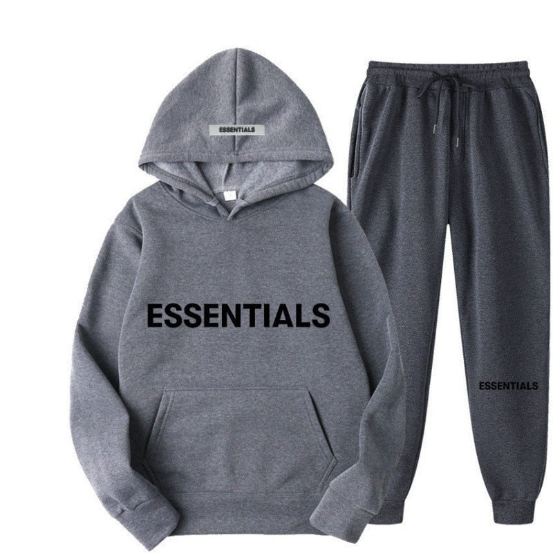 Essential Fashion Hoodies Men Women Hooded Sweatshirt Suit Couple Jogging Sweatshirts Oversize Streetwear Tracksuit Men Clothing