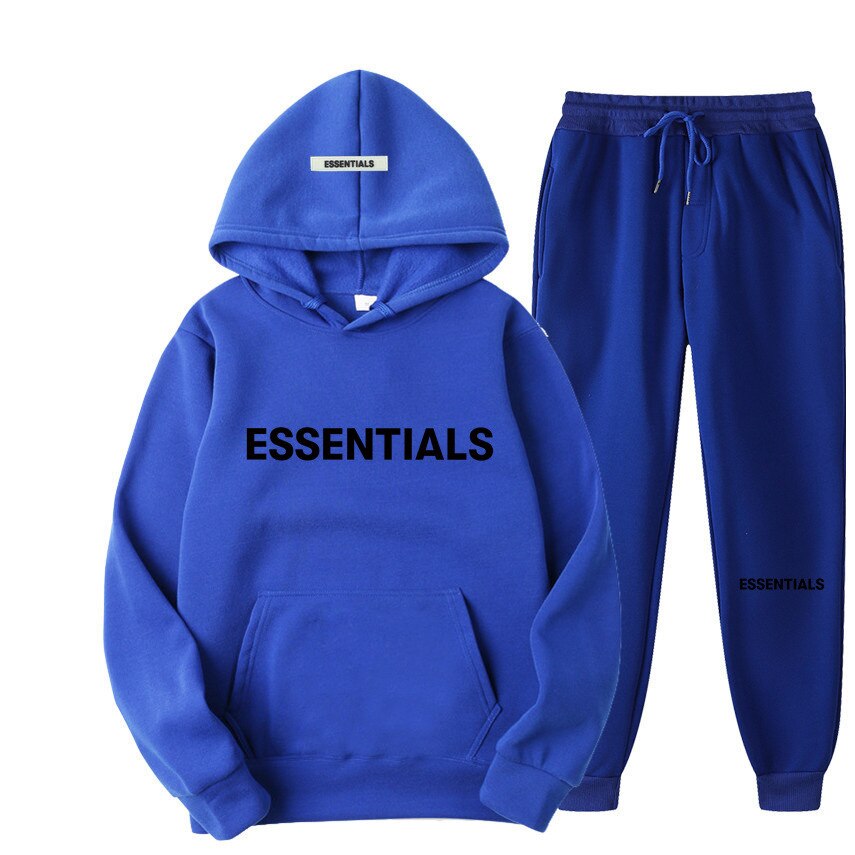 Essential Fashion Hoodies Men Women Hooded Sweatshirt Suit Couple Jogging Sweatshirts Oversize Streetwear Tracksuit Men Clothing