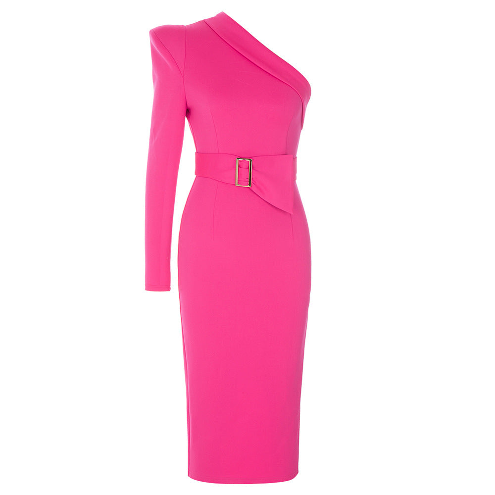 Women's Fashionable Long Sleeve Slimming Tight Dress