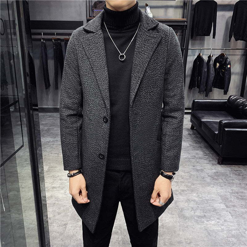 Men's Fashion Personality Windbreaker Slim Coat