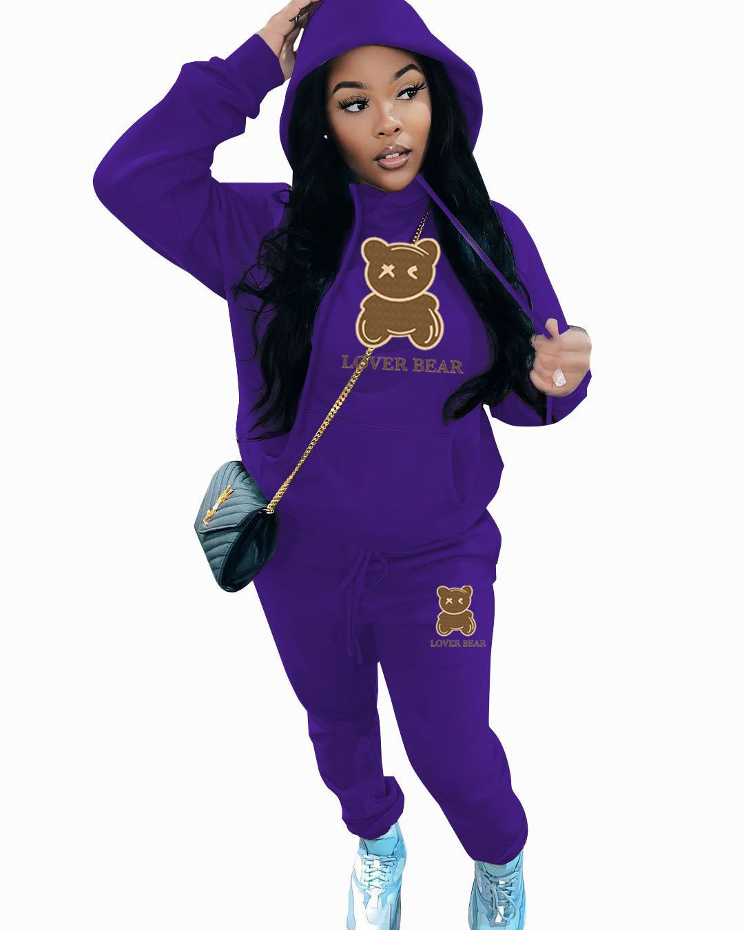 Women's Suit Hooded Sweatshirt And Sweatpants