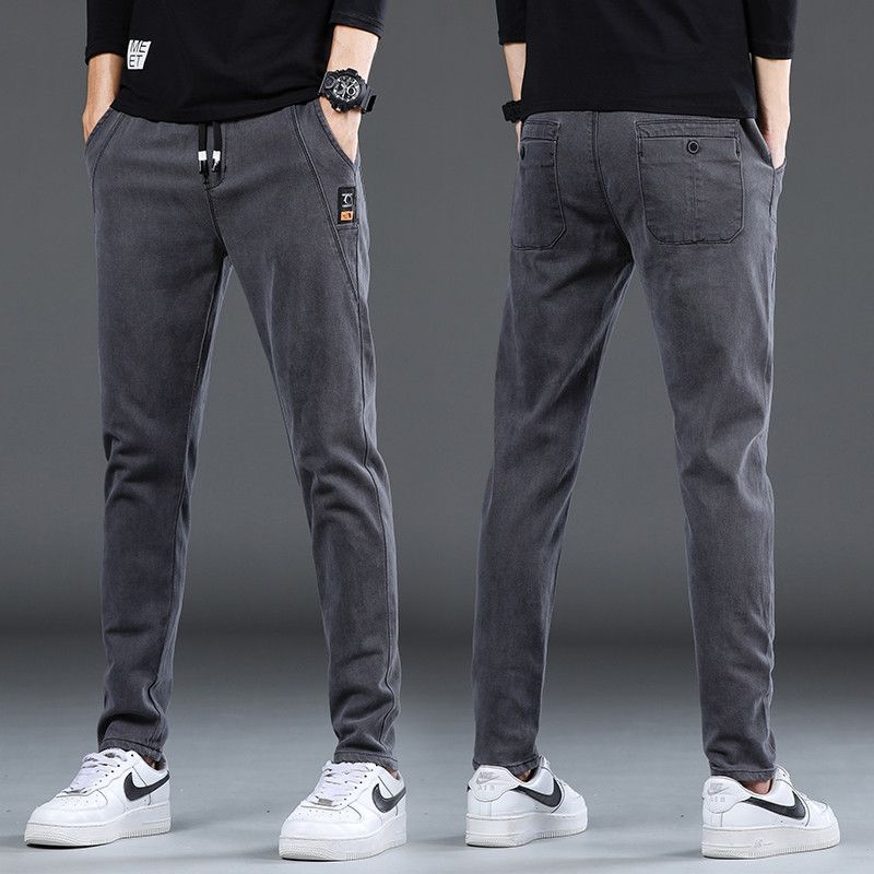 Denim Stretch Casual Men's Trousers Thin