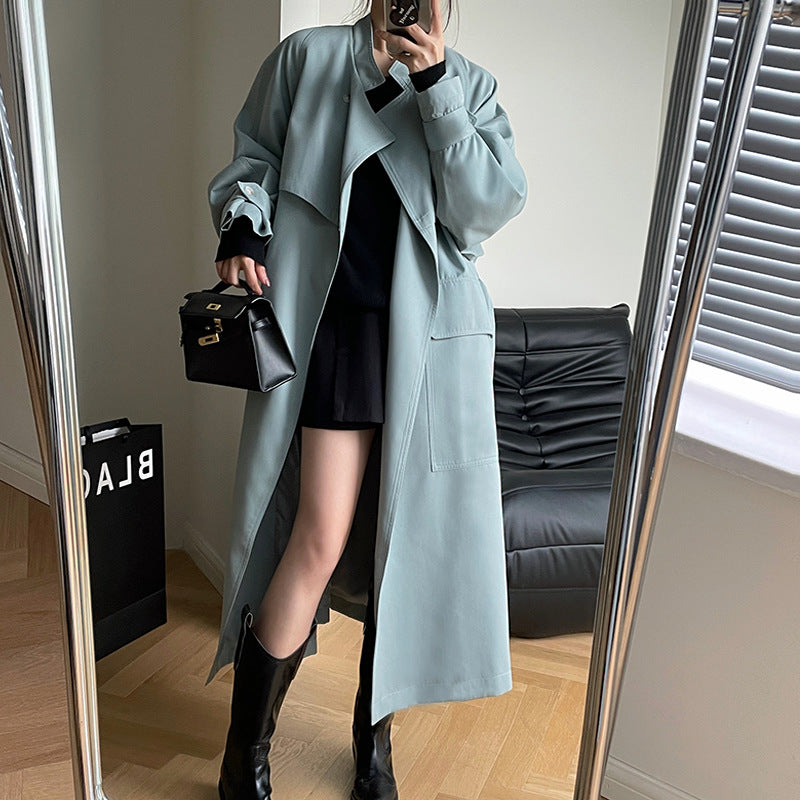 Women's Long Fashion Trench Coat