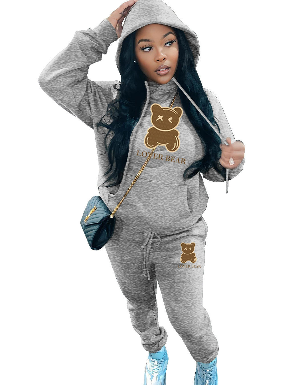 Women's Suit Hooded Sweatshirt And Sweatpants